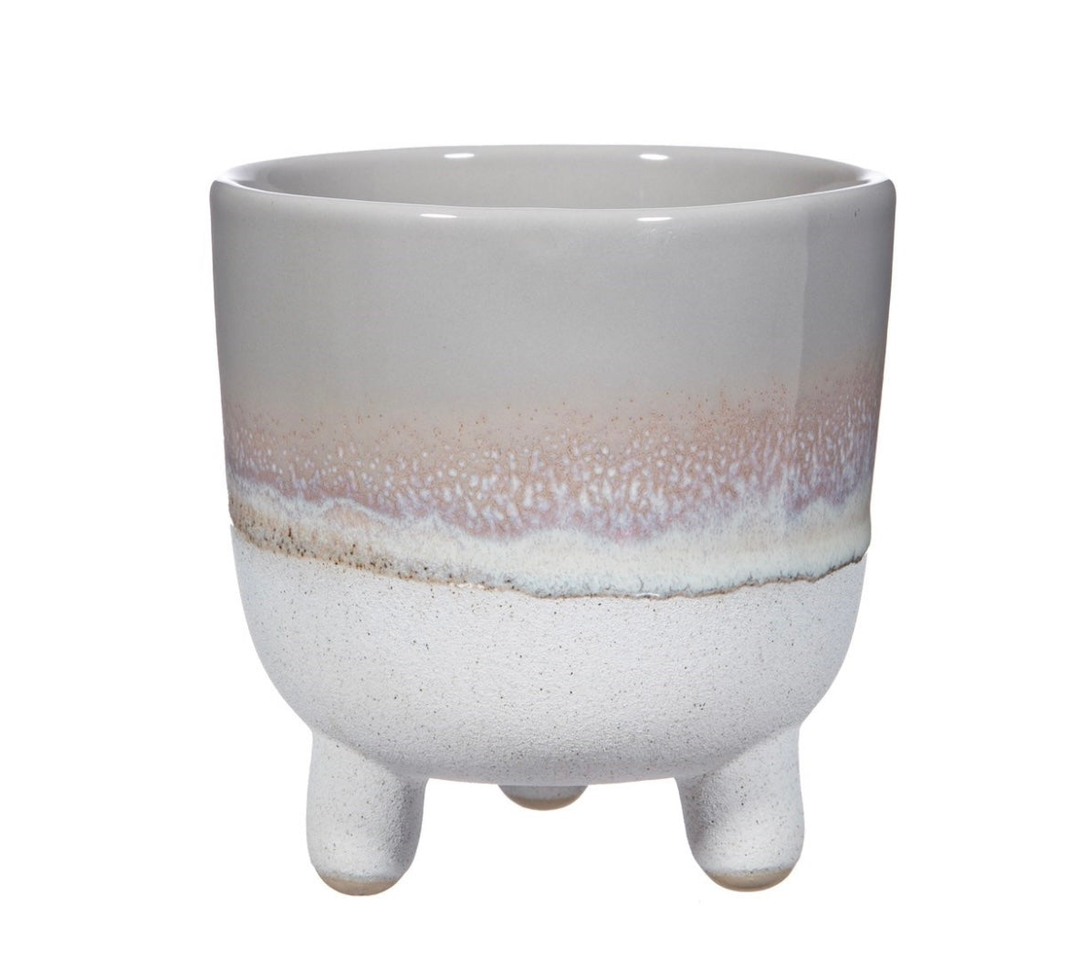 Mojava Glaze Grey Large Planter
