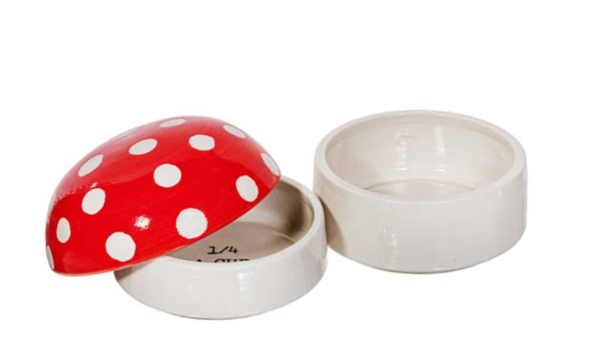 Mushroom weighing cups