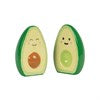Avocado salt and pepper pots